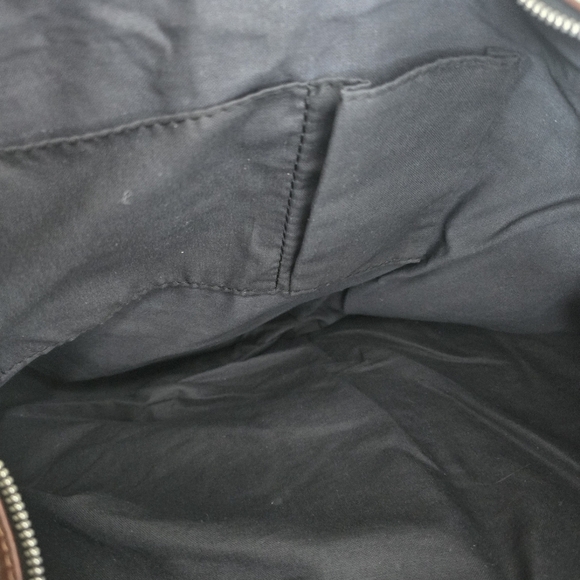 Borse In Pelle Brown Genuine Leather Hobo Crescent Shoulder Bag Fringe Italy - Picture 14 of 16